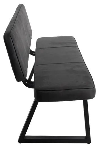 Bank - Microfaser, Anthrazit