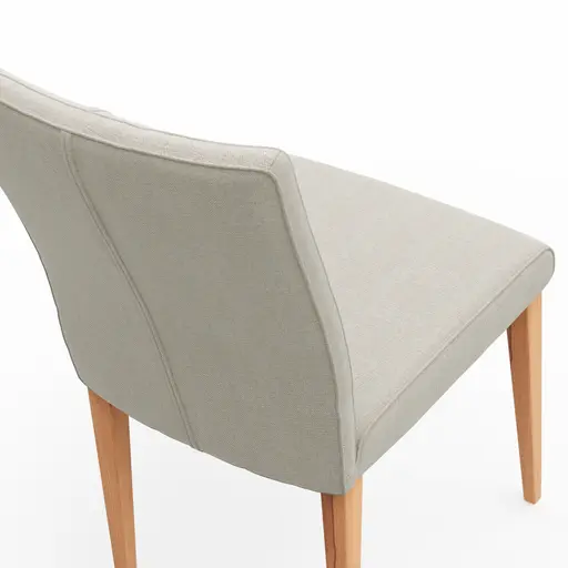 Stuhl Cosyra - Stoff, Natur