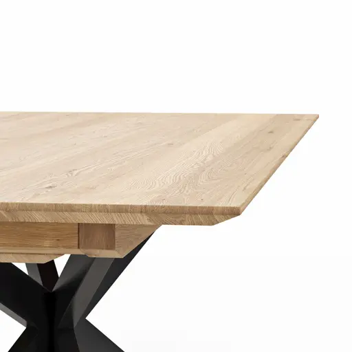 Esstisch Talara Lola - ausziehbar, LB ca. 220x100 cm, Wildeiche Bianco