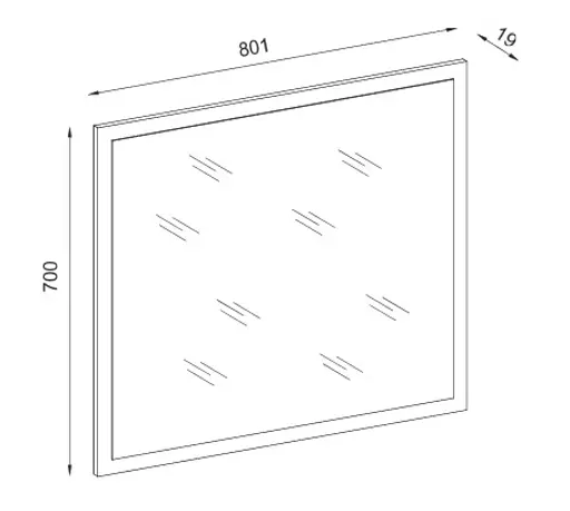 Garderobenkombination - Anthrazit, Eiche Coast Evoke Nachbildung