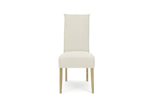 Stuhl SITTING TOGETHER_K- Stoff, Creme, Eiche Natur