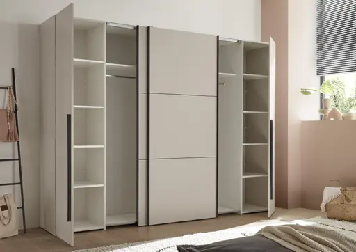 Schwebetürenschrank- B ca. 267 cm, Kashmir