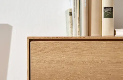 Wohnwand Tucson - Wildeiche massiv