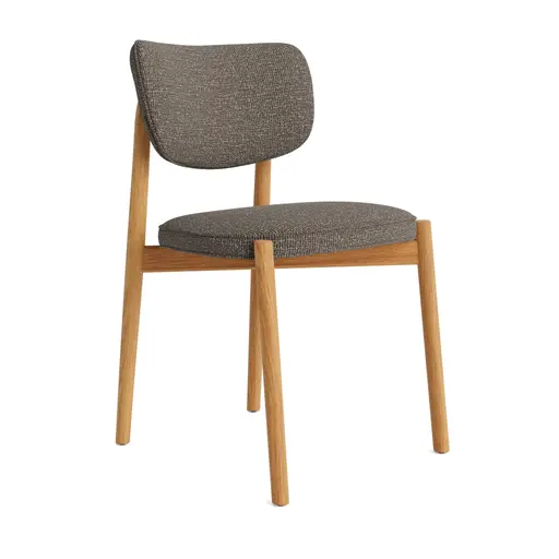 Stuhl Kanoa - Stoff, Espresso