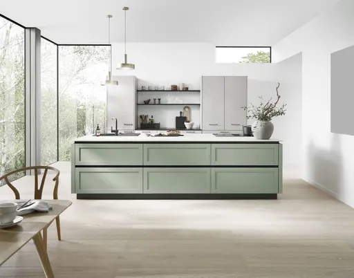 Inselküche 52.210 CO 5 524, Kieselgrau