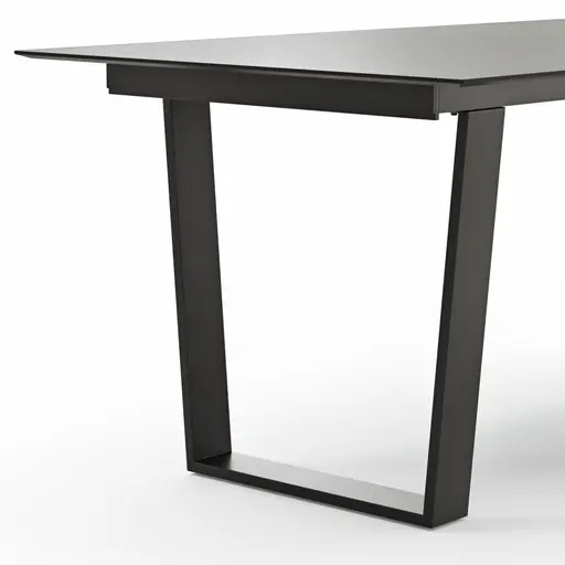 Esstisch Dinner - verlängerbar, LB ca. 200x95 cm, Kunststoff, Grau