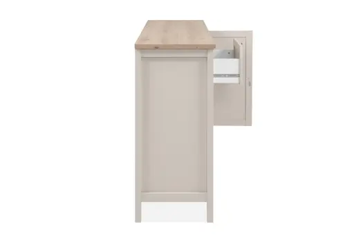 Sideboard- B ca. 120 cm, Champagner, Eiche Dekor