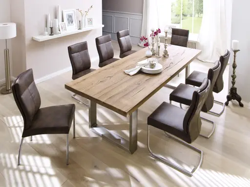 Esstisch - LB ca. 180x100 cm, Zerreiche massiv