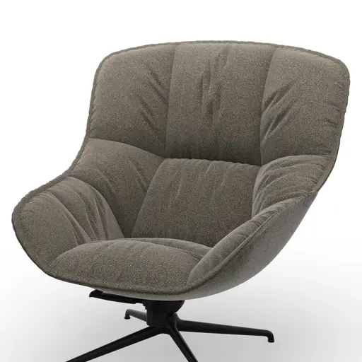 Sessel Unn - Stoff, Taupe