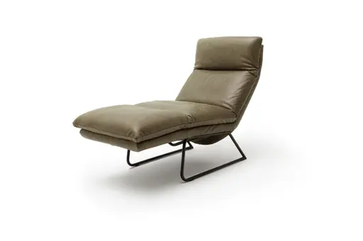 Liege Ferdinand - inkl. Relaxfunktion (motorisch), Leder, Olive