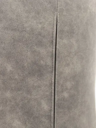 Stuhl MAUREEN - drehbar, Stoff, Grau, Braun