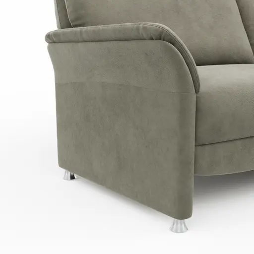 Sofa Bogota - 2,5-Sitzer, Stoff, Schlammgrün