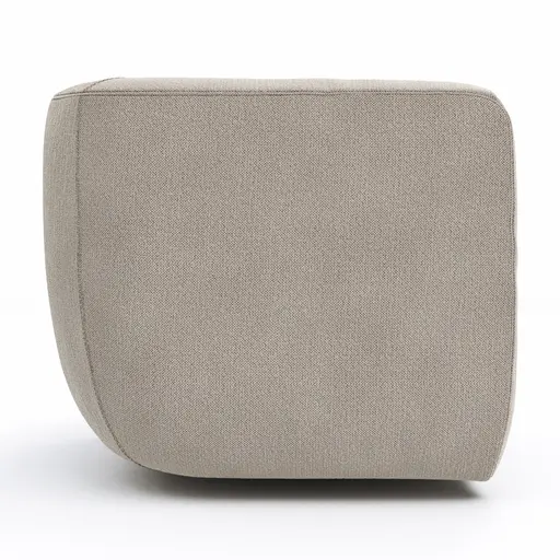 Sessel Stormy - drehbar, Stoff, Creme