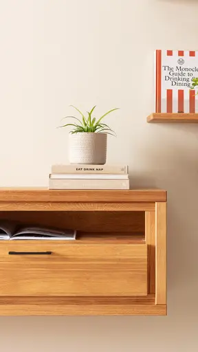 Lowboard Farmingdale light - Eiche massiv, natur geölt