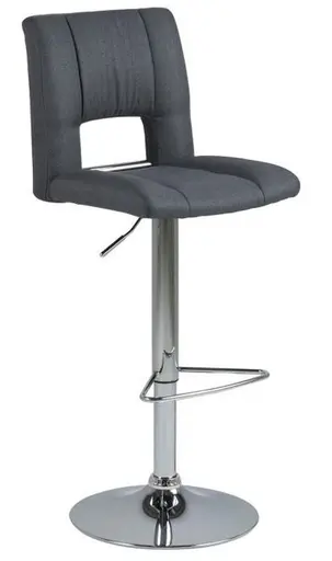 Barhocker - Stoff Dunkelgrau 