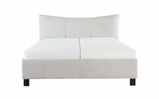 Polsterbett - Liegefläche ca. 180x200 cm, Stoff, Beige