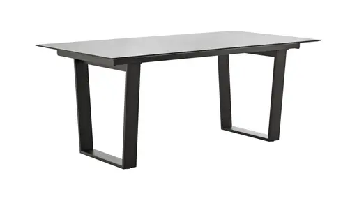 Esstisch Dinner - LB ca. 180x95 cm, Kunststoff, Hellgrau