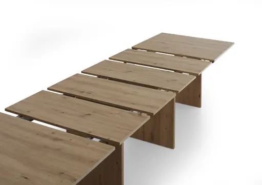 Esstisch - ausziehbar, LB. ca. 160x95cm, Dekor Eiche