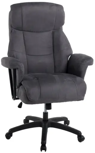 Drehstuhl - höhenverstellbar, Microfaser, Anthrazit