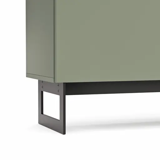 Sideboard 4450 - Lack, Olivgrün