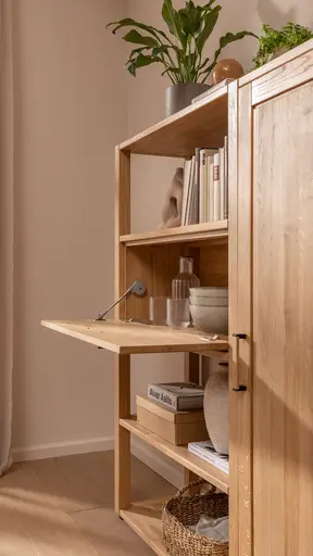 Highboard Elara - Eiche massiv, legno geölt