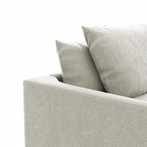 Sofa Ulf - 3,5-Sitzer, Stoff, Beige