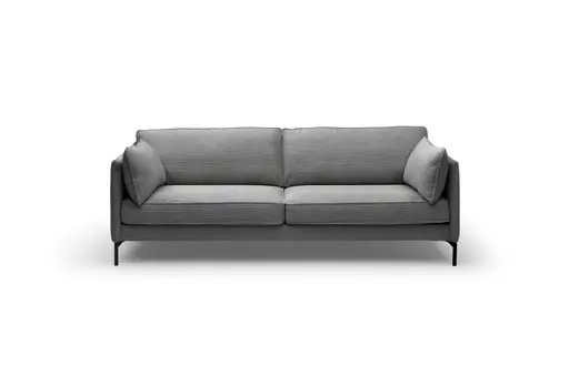 Sofa- 3,5-Sitzer, Stoff, Graphit