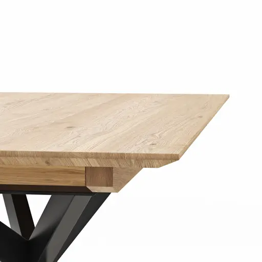 Esstisch Talara Lola - LB ca. 160x90cm, Wildeiche Bianco