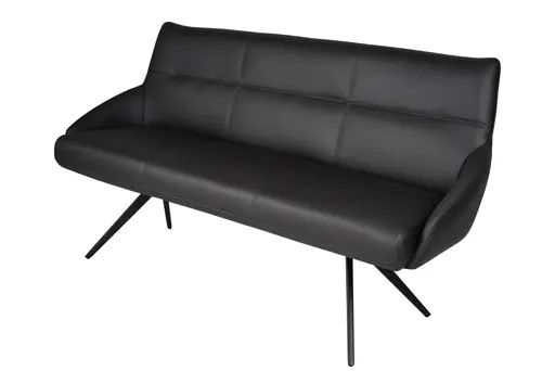 Bank MANON - Stoff, Schwarz