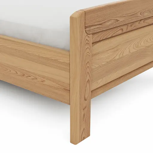 Bett Lenoso - Liegefläche ca. 100x200 cm, Eiche Nachbildung