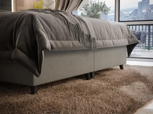 Boxbett- Liegefläche ca. 140x200 cm, Grau