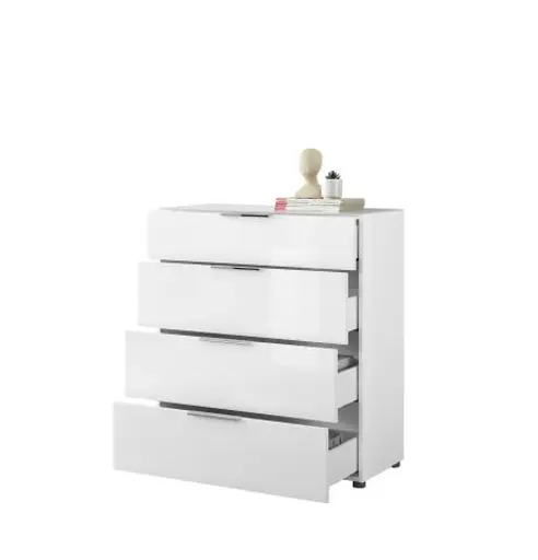 Kommode - B ca. 90 cm, Weiß