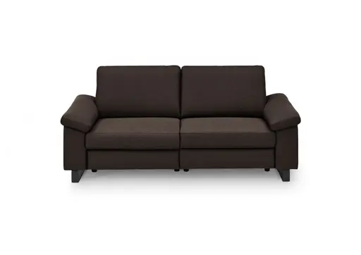 Sofa CALM PLUS 2.0 - 3-Sitzer, Relaxfunktion teilmotorisch, Stoff, Dunkelbraun