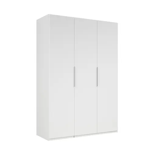 Drehtürenschrank- B ca. 150 cm, Weiß