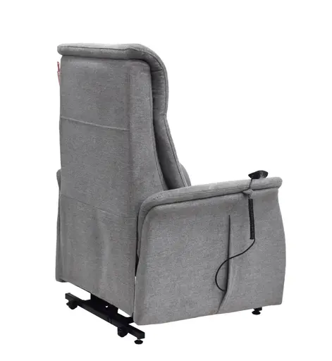 TV-Sessel MARCIO - Aufstehhilfe, Relaxfunktion, Stoff, Hellgrau