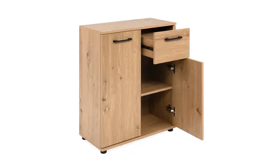 Kommode- B ca. 60 cm, Eiche Dekor