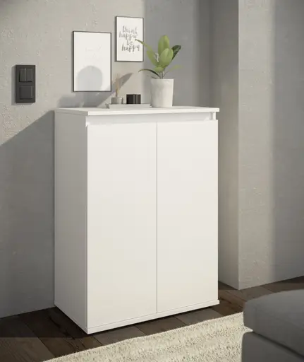 Kommode - B ca. 60 cm, Weiß