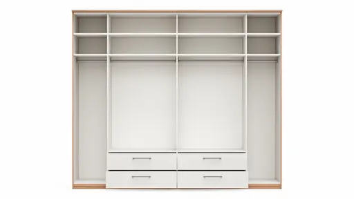 Drehtürenschrank Viana - B. ca. 270 cm, Furnier, Kernbuche, Weiß