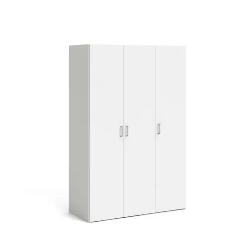 Drehtürenschrank- B ca. 116 cm, Weiß