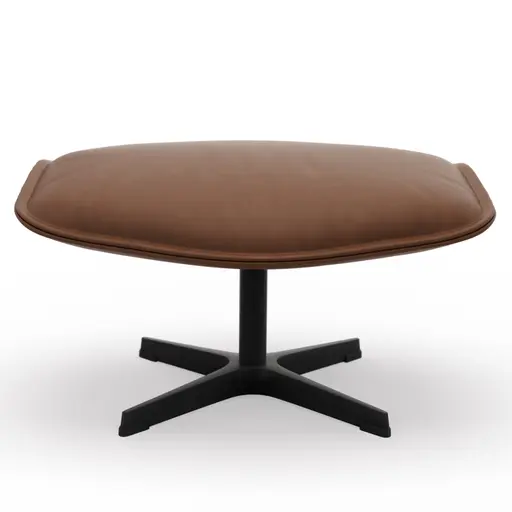 Hocker Helge - Leder Anilin, Cognac