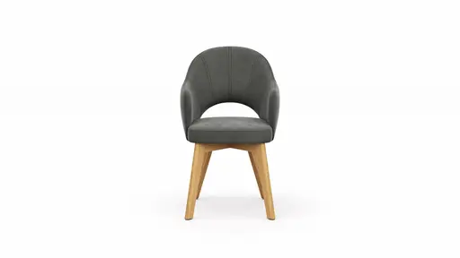 Armlehnstuhl 5000 - Microfaser, Dunkelgrau