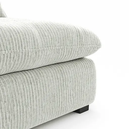 Sessel Ulf - Cord, Hellgrau