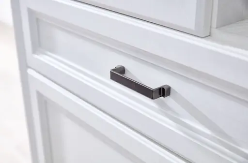 TV-Unterteil - Weiß, Eiche Dekor