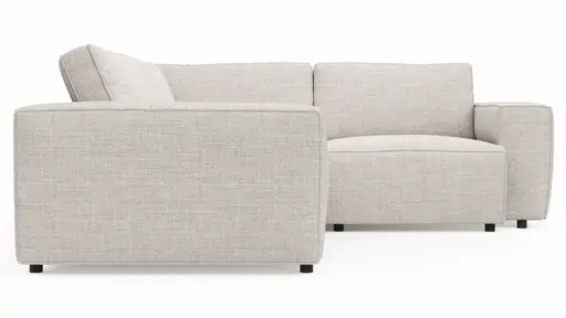 Ecksofa Lilaia - 2-Sitzer links, Ecke, 1,5-Sitzer Tief, Stoff, Kaschmir