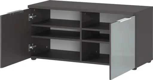 Schuhbank GILLIAN - B/H/T ca. 97x47x40 cm, Graphit