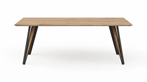 Esstisch Dinner - LB ca. 200x100 cm, Balkeneiche massiv