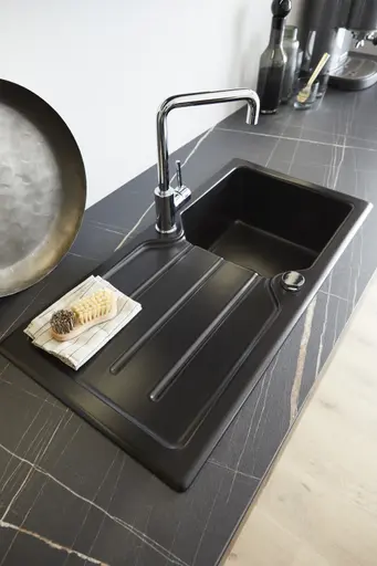 Inselküche 56.210 GL 3 521, Onyxschwarz