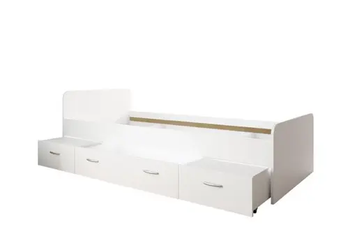 Kojenbett - Liegefläche ca. 90x200 cm, Weiß