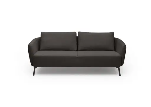 Sofa CARLLOTA - 3-Sitzer, Stoff, Espresso