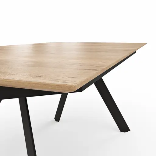 Esstisch Dinner - ausziehbar, LB ca. 220x100 cm, Eiche massiv